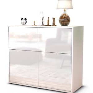 Sideboard Calliope, Weiß (92x79x35cm)