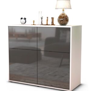 Sideboard Calliope, Grau (92x79x35cm)
