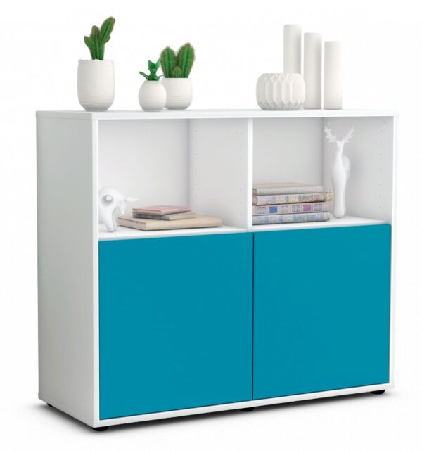 Sideboard Camilla, Türkis (92x79x35cm)