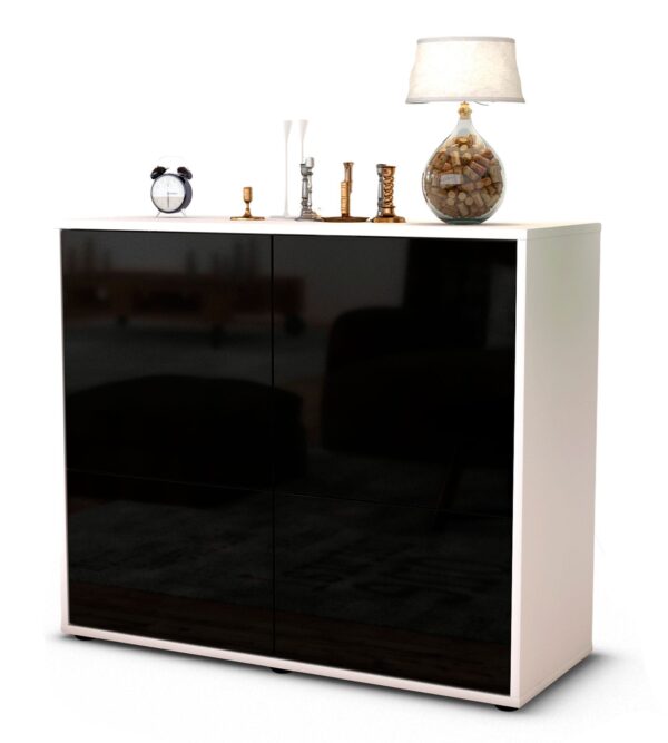 Sideboard Cara, Schwarz (92x79x35cm)