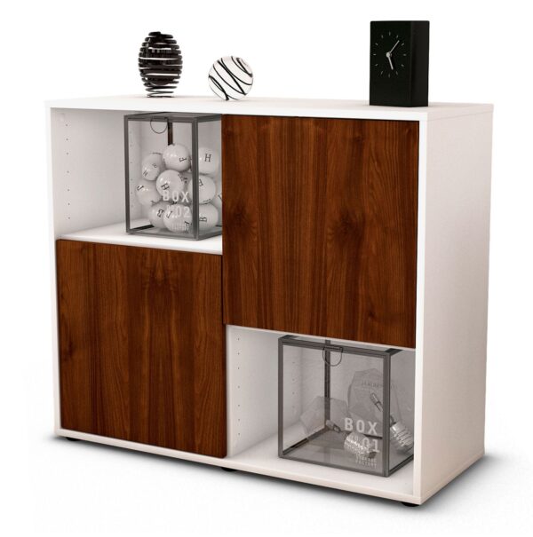 Sideboard Caralina, Walnuss (92x79x35cm)