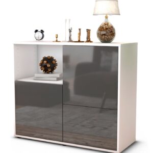 Sideboard Carina, Grau (92x79x35cm)