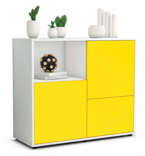 Sideboard Carina, Gelb (92x79x35cm)