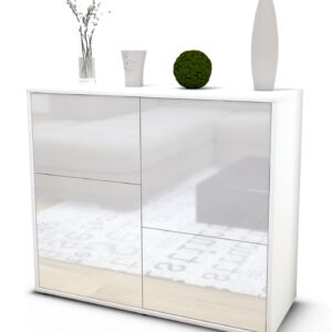 Sideboard Carla, Weiß (92x79x35cm)