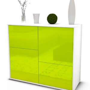 Sideboard Carla, Grün (92x79x35cm)