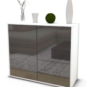 Sideboard Carla, Grau (92x79x35cm)