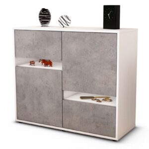 Sideboard Carlotta, Beton (92x79x35cm)