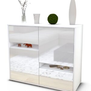 Sideboard Carlotta, Weiß (92x79x35cm)