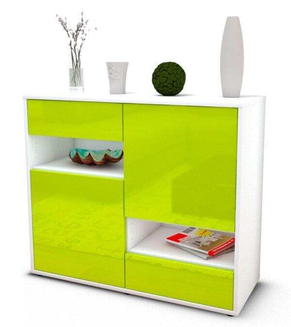 Sideboard Carmelina, Grün (92x79x35cm)