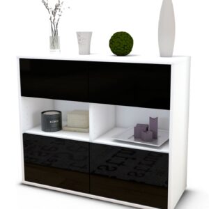 Sideboard Carmen, Schwarz (92x79x35cm)
