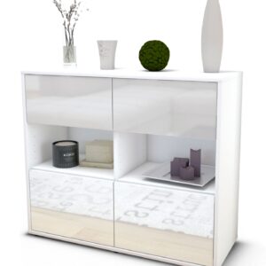 Sideboard Carmen, Weiß (92x79x35cm)