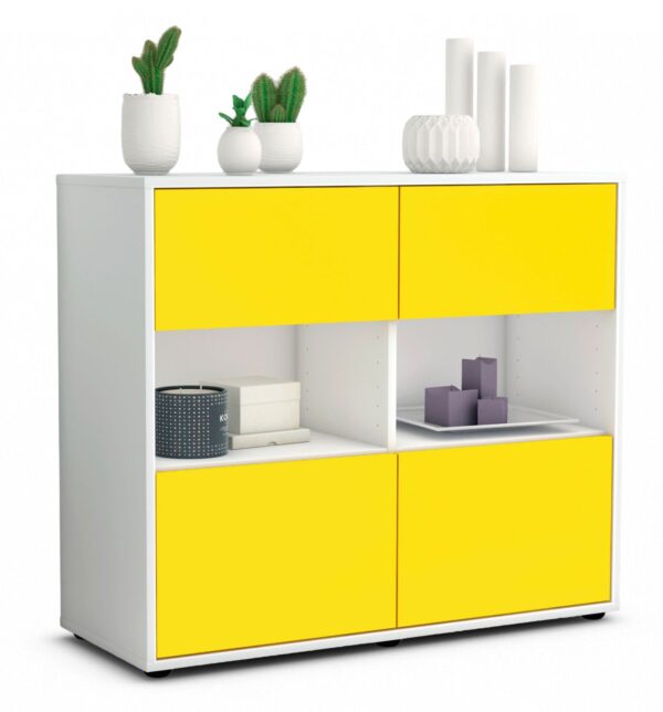 Sideboard Carmen, Gelb (92x79x35cm)