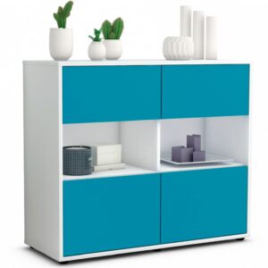 Sideboard Carmen, Türkis (92x79x35cm)
