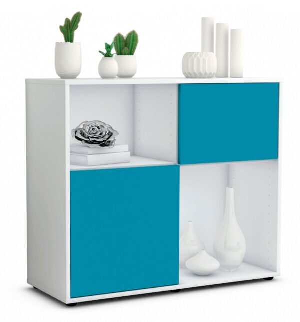 Sideboard Carola, Türkis (92x79x35cm)