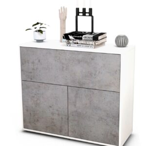 Sideboard Carolin, Beton (92x79x35cm)