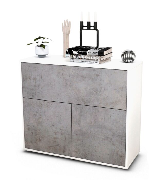 Sideboard Carolin, Beton (92x79x35cm)