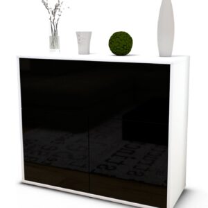 Sideboard Carolin, Schwarz (92x79x35cm)