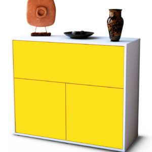Sideboard Carolin, Gelb (92x79x35cm)