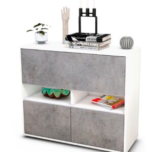 Sideboard Cassandra, Beton (92x79x35cm)