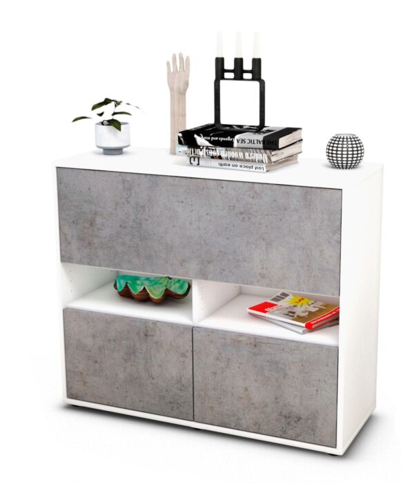 Sideboard Cassandra, Beton (92x79x35cm)