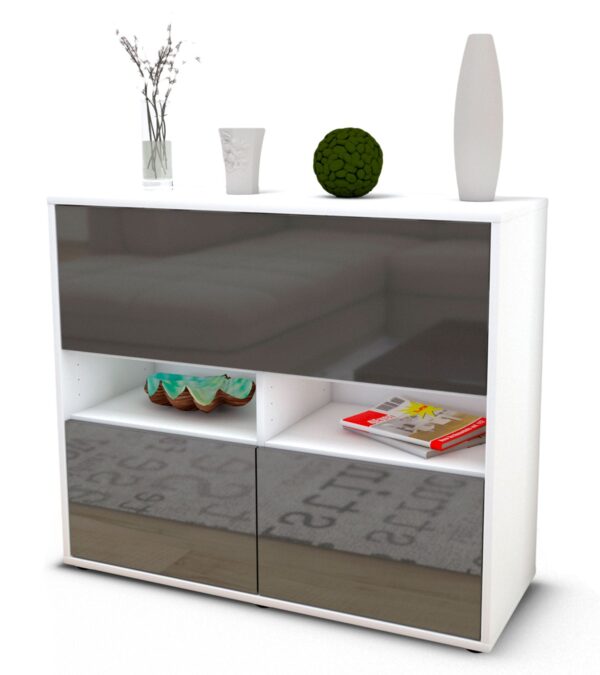 Sideboard Cassandra, Grau (92x79x35cm)