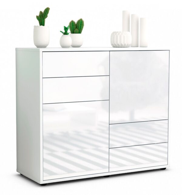 Sideboard Ciara, Weiß (92x79x35cm)