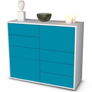 Sideboard Circe, Türkis (92x79x35cm)