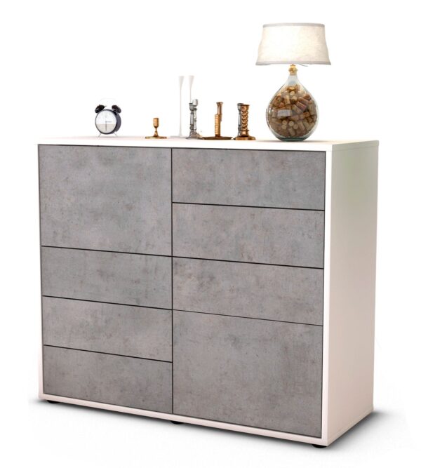 Sideboard Clarissa, Beton (92x79x35cm)