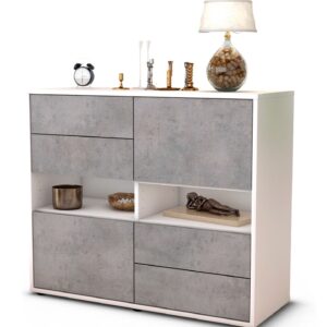 Sideboard Claudia, Beton (92x79x35cm)