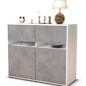 Sideboard Clea, Beton (92x79x35cm)