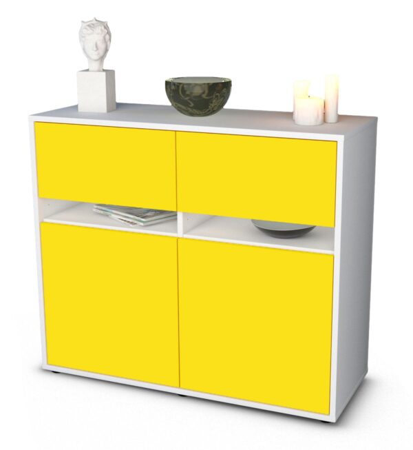 Sideboard Clea, Gelb (92x79x35cm)