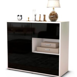 Sideboard Coco, Schwarz (92x79x35cm)