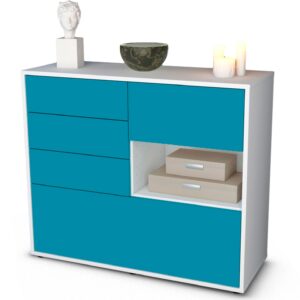 Sideboard Coco, Türkis (92x79x35cm)
