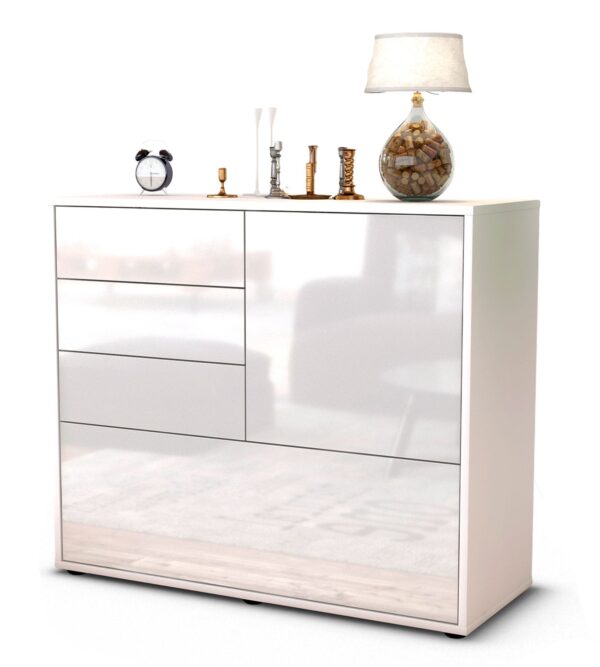 Sideboard Corina, Weiß (92x79x35cm)