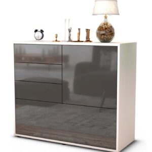 Sideboard Corina, Grau (92x79x35cm)