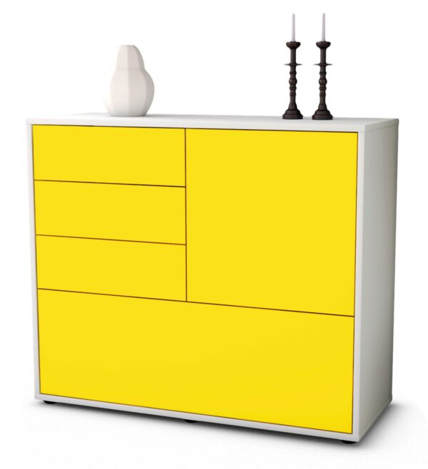 Sideboard Corina, Gelb (92x79x35cm)