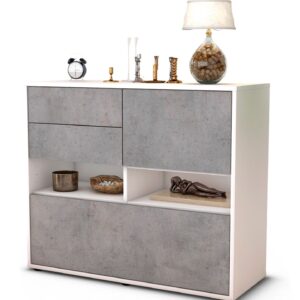 Sideboard Cornelia, Beton (92x79x35cm)