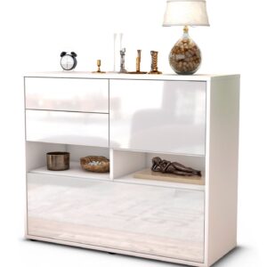 Sideboard Cornelia, Weiß (92x79x35cm)