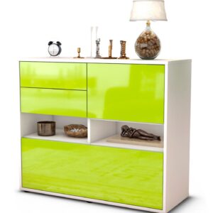 Sideboard Cornelia, Grün (92x79x35cm)