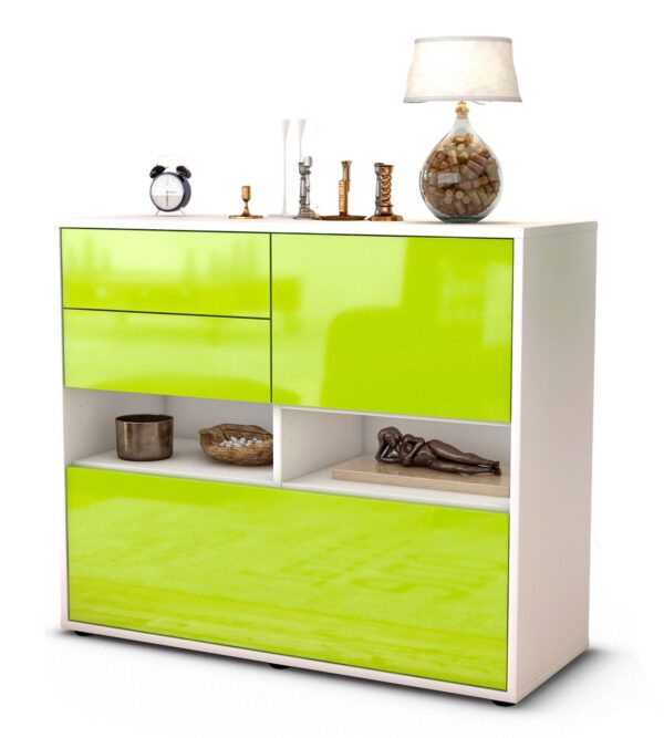 Sideboard Cornelia, Grün (92x79x35cm)