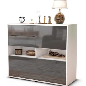 Sideboard Cornelia, Grau (92x79x35cm)