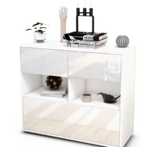 Sideboard Cosima, Weiß (92x79x35cm)