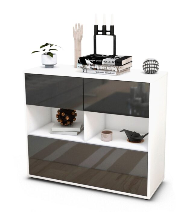 Sideboard Cosima, Grau (92x79x35cm)
