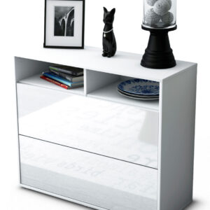 Sideboard Cosma, Weiß (92x79x35cm)