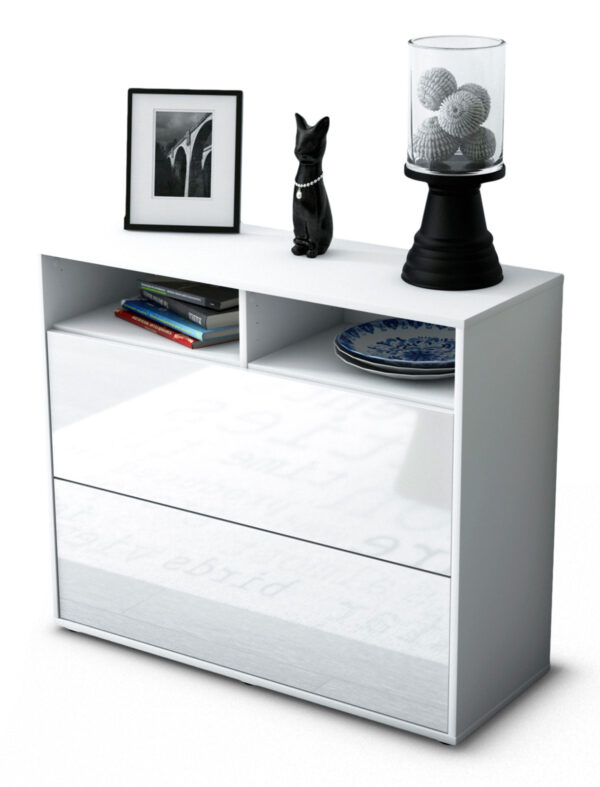 Sideboard Cosma, Weiß (92x79x35cm)