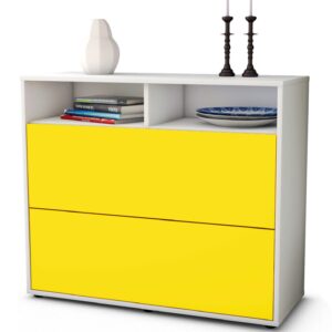 Sideboard Cosma, Gelb (92x79x35cm)