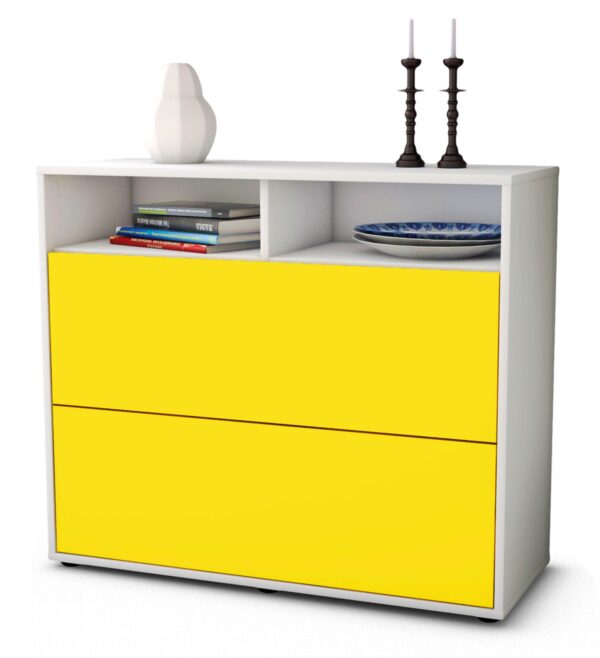 Sideboard Cosma, Gelb (92x79x35cm)