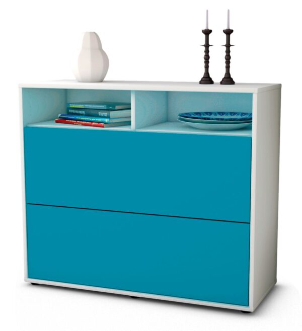 Sideboard Cosma, Türkis (92x79x35cm)