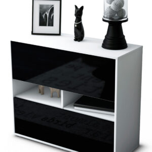 Sideboard Dalia, Schwarz (92x79x35cm)