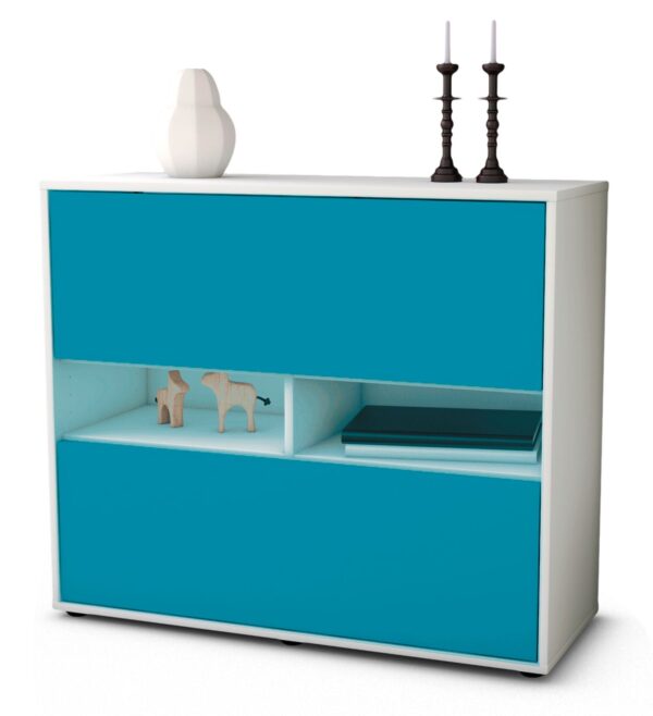 Sideboard Dalia, Türkis (92x79x35cm)